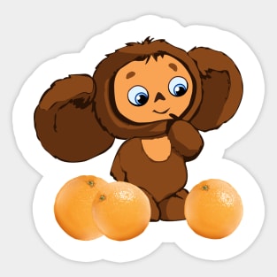Cheburashka Sticker